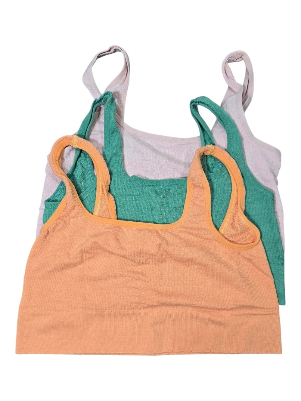 Anthropologie Ribbed Tank Bralette Trio Bundle